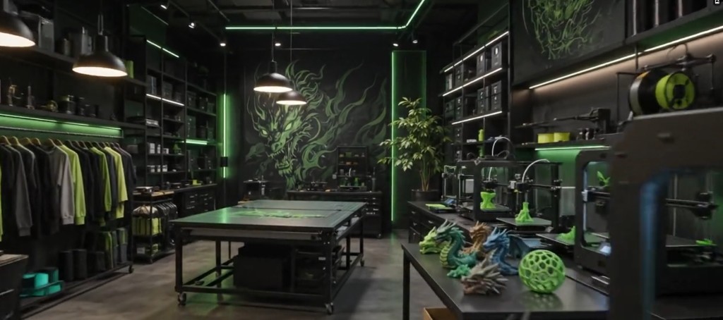 Laughing Dragons Productions workroom